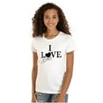thumbnail image 1 of I Love Black Lives Racial Equality Womens Fitted Plus Size Graphic Tee Brisco Brands 2X, 1 of 5