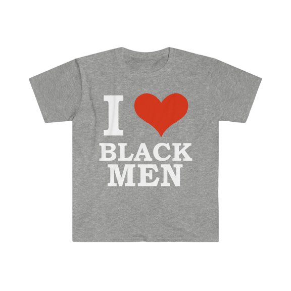 I Love Black Men Unisex T-shirt S-3XL Black is Beautiful Black Pride