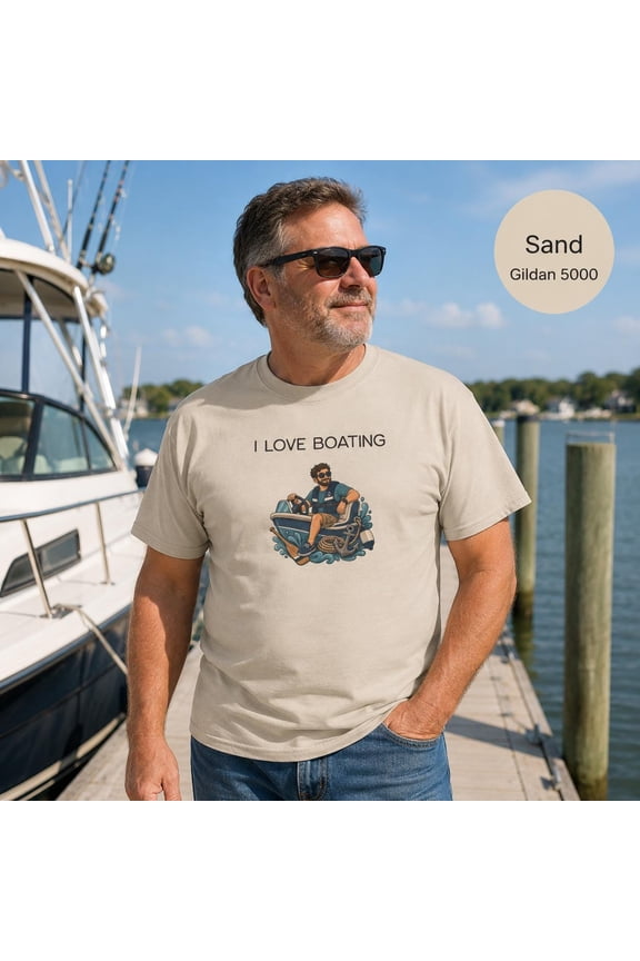 I Love Boating Shirt, Boat Lover T Shirt, Lake Life Tee, Funny Boating Shirt, Boat Dad Gift, Summer Lake Shirt, Nautical Graphic Tee