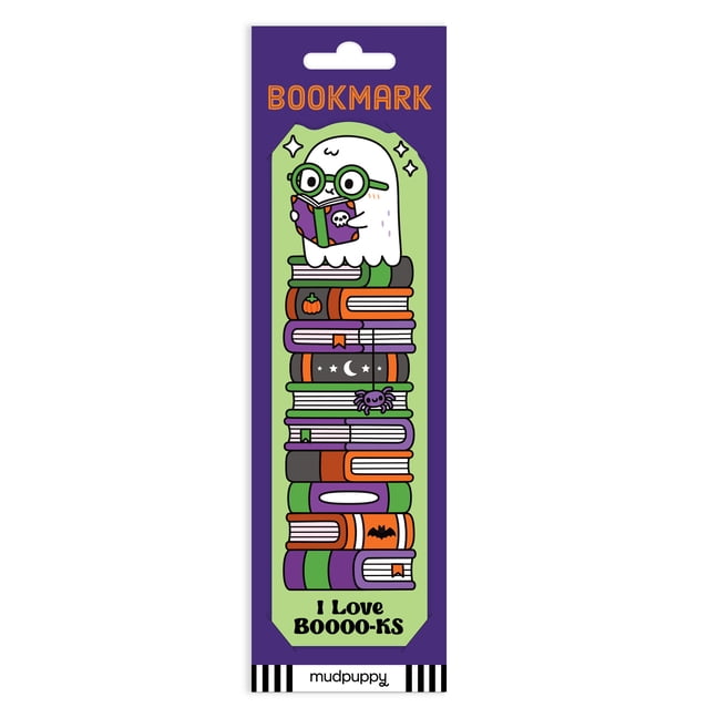 I Love Boooo-KS Ghost Bookmark, (Hardcover)