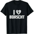 thumbnail image 1 of I Love Borscht - Heart Design / Russian Food Lover T-Shirt, 1 of 2