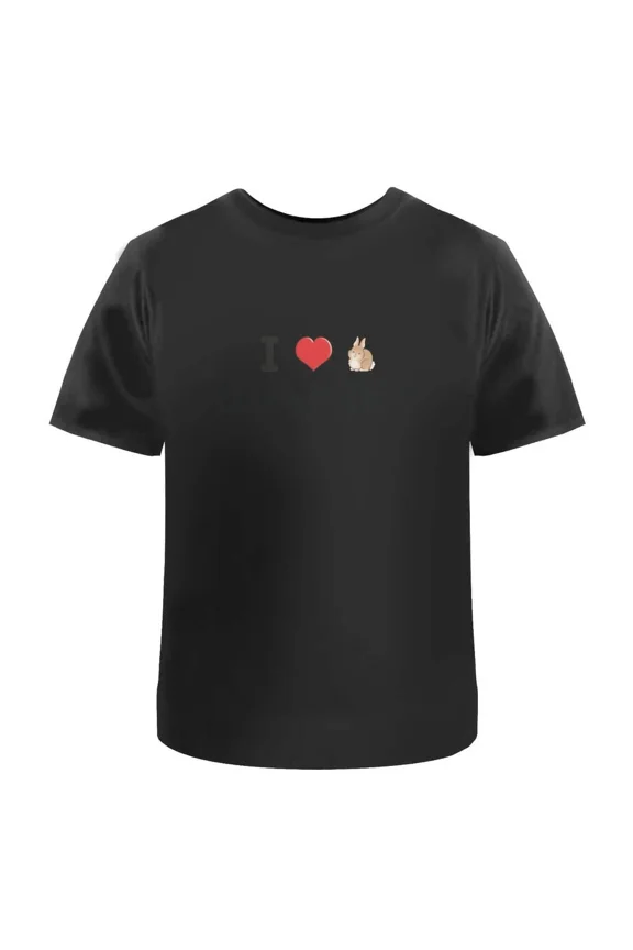 I Love Bunnies' Unisex T-Shirt - 100% Cotton (S-XXL) (TA034122)