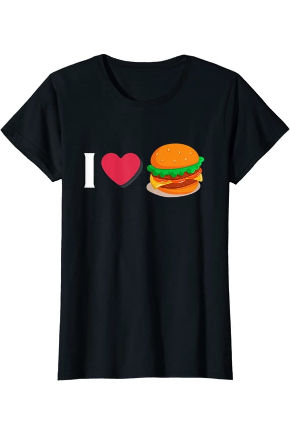 I Love Burger Cheeseburger T-Shirt