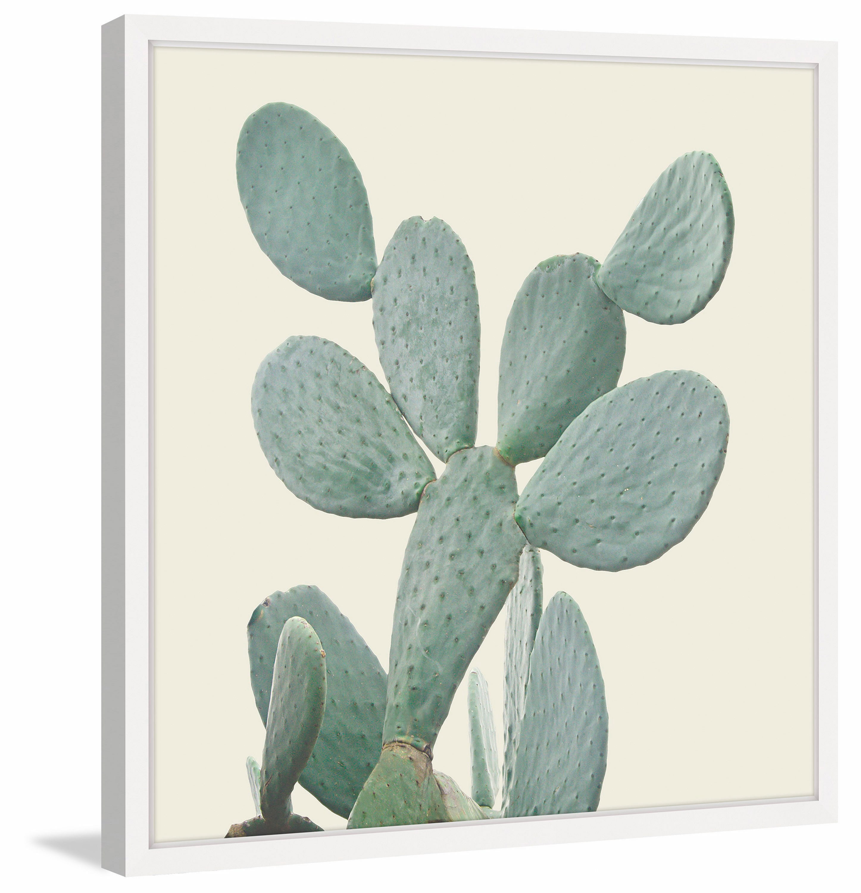 I Love Cacti Framed Painting Print