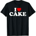 thumbnail image 1 of I Love Cake - Heart T-Shirt, 1 of 4