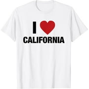 I Love California, a state in America USA T-Shirt