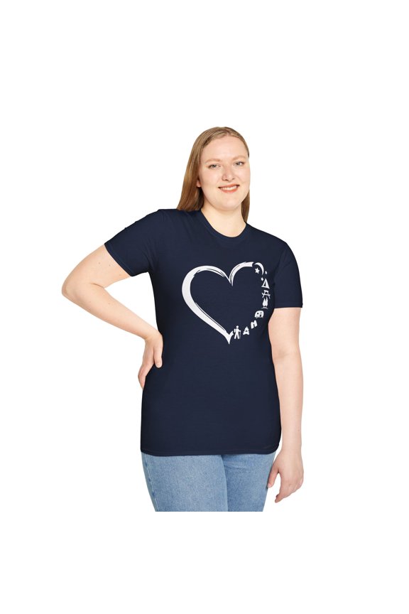 I Love Camping, Gildan Unisex Softstyle T-Shirt, Graphic Tee, S-3XL