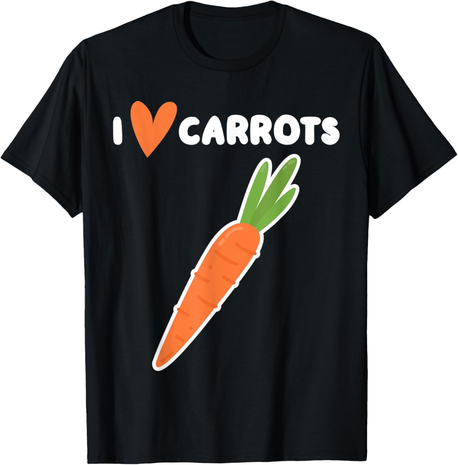 [Handmade] I like Carrot T-Shirts – Blue main image 1