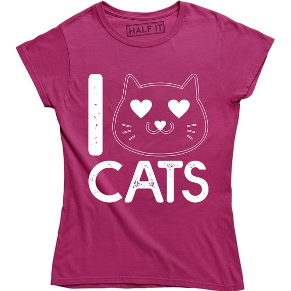 I Love Cats - Cute Adopts Kittens Lover Women's T-Shirt