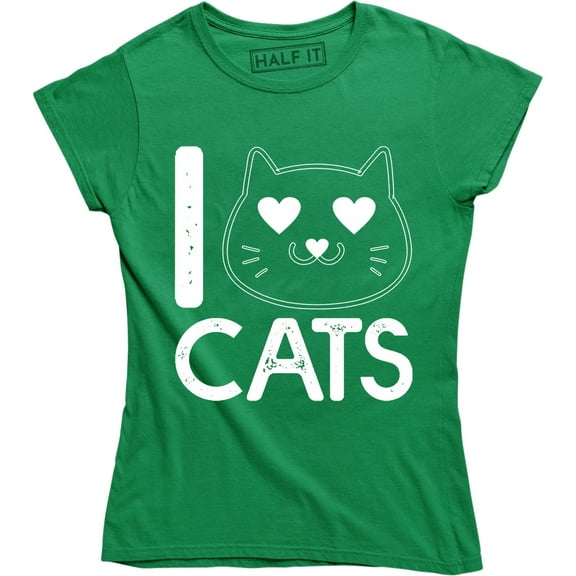 I Love Cats - Cute Adopts Kittens Lover Women's T-Shirt