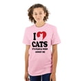 thumbnail image 1 of I Love Cats People Annoy Me Funny Pet Women's Plus Size Graphic Tee Brisco Brands 4X, 1 of 2