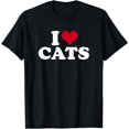 thumbnail image 1 of I Love Cats T-Shirt, 1 of 3