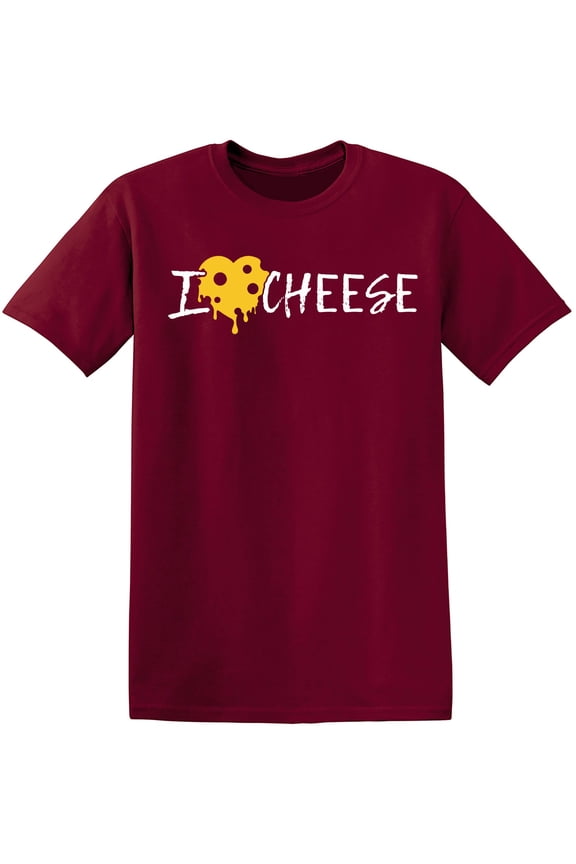 I Love Cheese Graphic Tee TShirt Gift