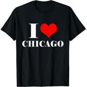 I Love Chicago T Shirt , I Heart Chicago Tee Illinois Shirt