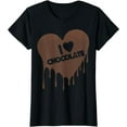 thumbnail image 1 of I Love Chocolate T-shirt - Candy Heart Lover Shirt T-Shirt, 1 of 3