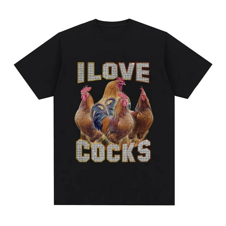 Men's Funny Vintage Rooster Cock Chicken T-Shirt Men's Funny Vintage Rooster Cock Chicken T-Shirt