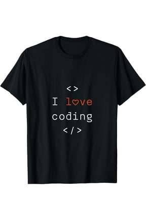 I Love Coding: A Programmer's Passion T-Shirt