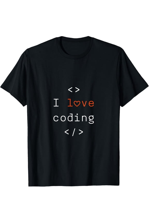 I Love Coding: A Programmer's Passion T-Shirt