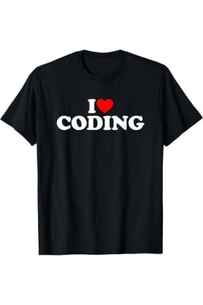 I Love Coding Programmer Developer Graphic T-Shirt
