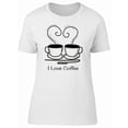 thumbnail image 1 of I Love Coffee, Swirl Heart Tee Men's -Image by Shutterstock, 1 of 2
