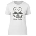 thumbnail image 1 of I Love Coffee, Swirl Heart Tee Men's -Image by Shutterstock, 1 of 2