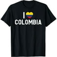 thumbnail image 1 of I Love Colombia Colombian T-Shirt, 1 of 4