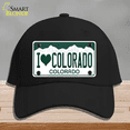 thumbnail image 1 of I Love Colorado Novelty License Plate Hat Cotton Black, 1 of 1