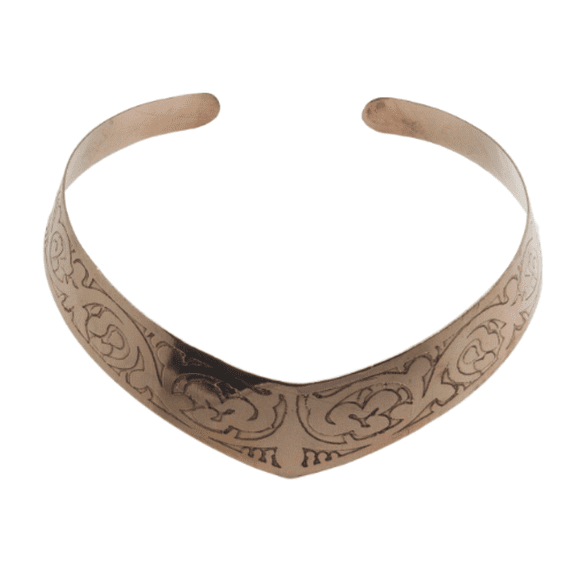 I Love Copper Choker Necklace, Copper, Adult