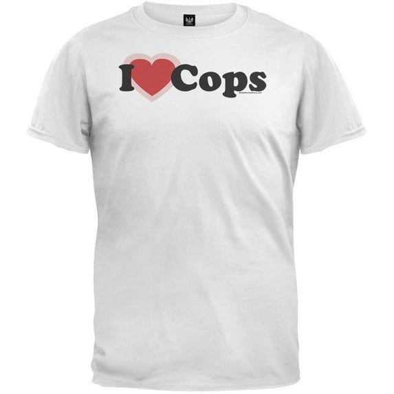 I Love Cops T-Shirt - Medium
