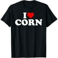 thumbnail image 1 of I Love Corn - Heart T-Shirt, 1 of 4