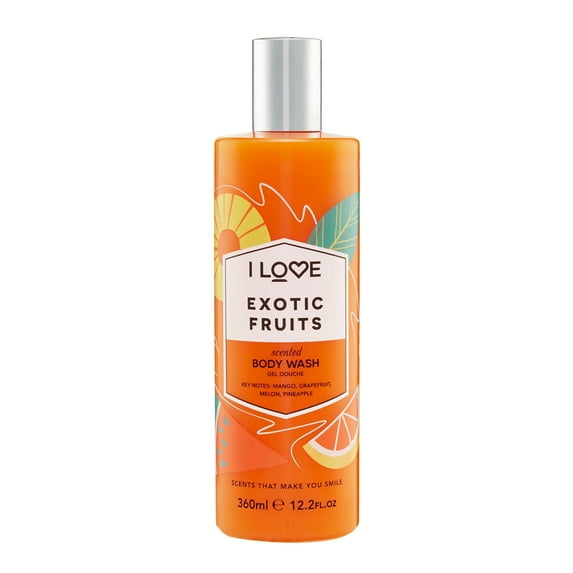 I Love Cosmetics Signature Body Wash, Body Wash, Exotic Fruit, 11.8 oz