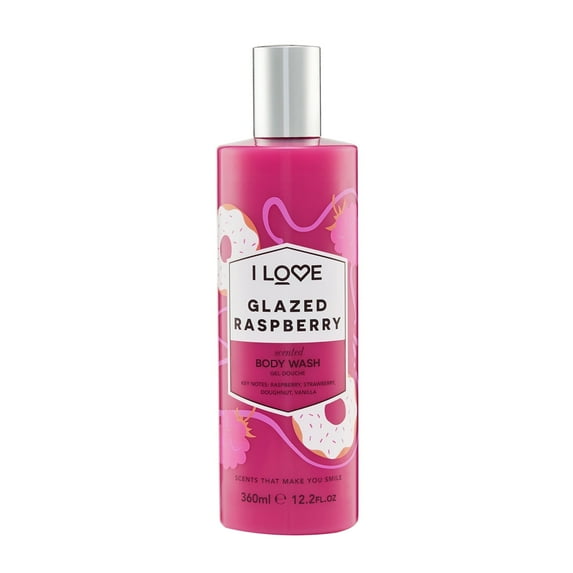 I Love Cosmetics Signature Body Wash, Body Wash, Glazed Raspberry, 11.8 oz