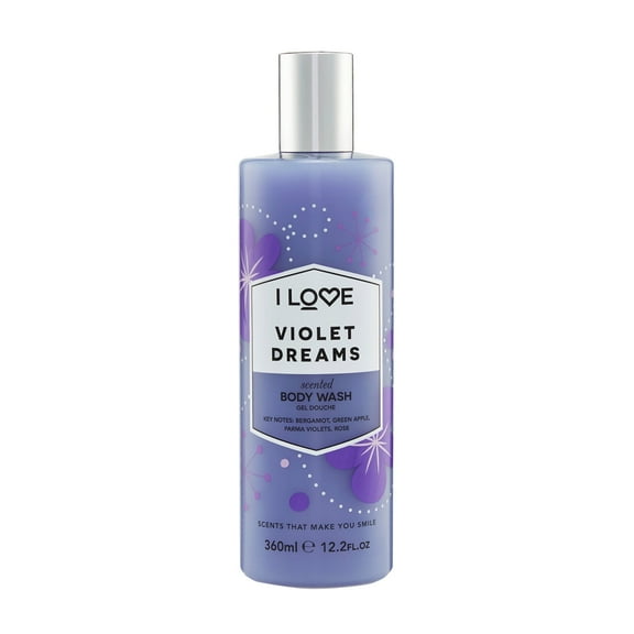 I Love Cosmetics Signature Body Wash, Body Wash, Violet Dreams, 11.8 oz