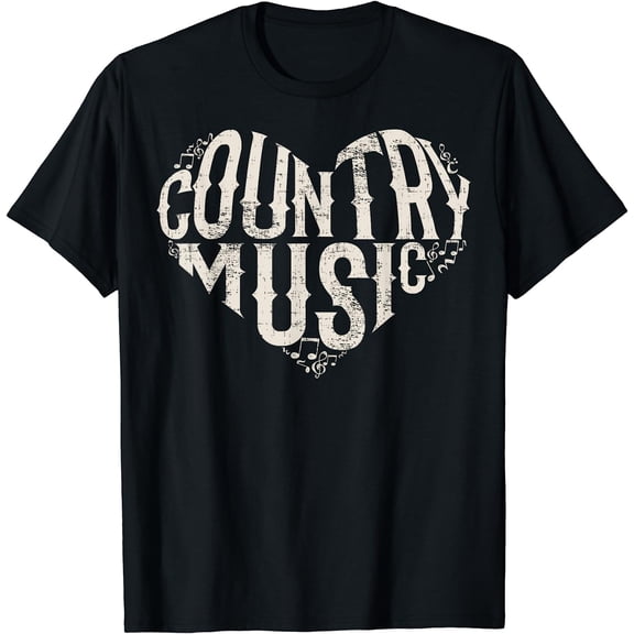 I Love Country Design Country Music Lover Gift Idea T-Shirt