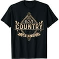 thumbnail image 1 of I Love Country Music T-Shirt Black 2X-Large, 1 of 4