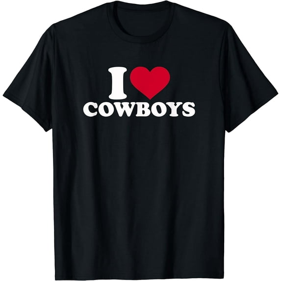 I Love Cowboys T-Shirt