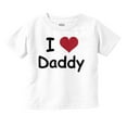 thumbnail image 1 of I Love Daddy Heart Dad Fathers Day Toddler Boy Girl T Shirt Infant Toddler Brisco Brands 18M, 1 of 6