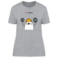 thumbnail image 1 of I Love Disco T-Shirt Women -Image by Shutterstock, Female XX-Large, 1 of 2