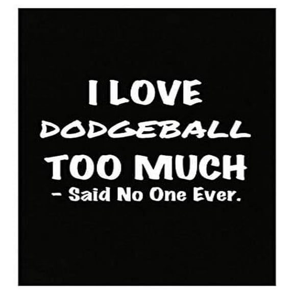 I Love Dodgeball Poster - Wall Decor Gift
