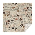 thumbnail image 1 of I Love My Dogs Art Square Tablecloth,Waterproof Square Table Cover,Wipeable Spillproof Washable Table Cover for Home Kitchen Party Decor 42"X42"(107x107cm), 1 of 6