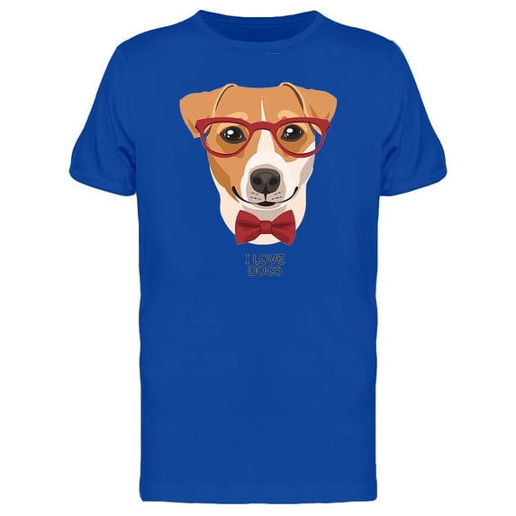 I Love Dogs Smart Dog Tee Men's -Image by Shutterstock