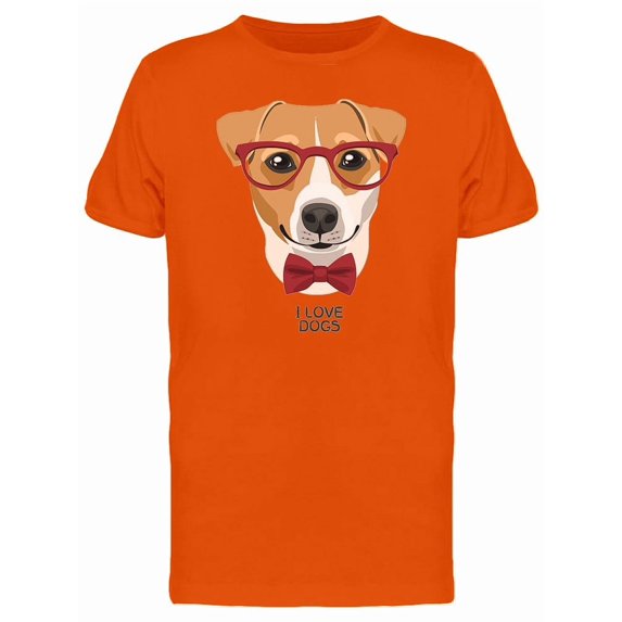 I Love Dogs Smart Dog Tee Men's -Image by Shutterstock
