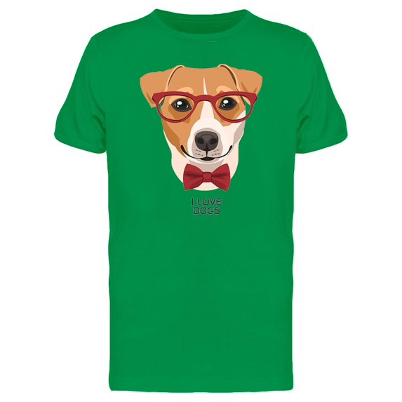 I Love Dogs Smart Dog Tee Men's -Image by Shutterstock