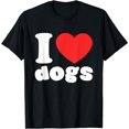 thumbnail image 1 of I Love Dogs T-Shirt, 1 of 4