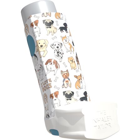 The Inhaler Tailor Classic Size I Love Dogs Inhaler Case, Inhaler Not Included