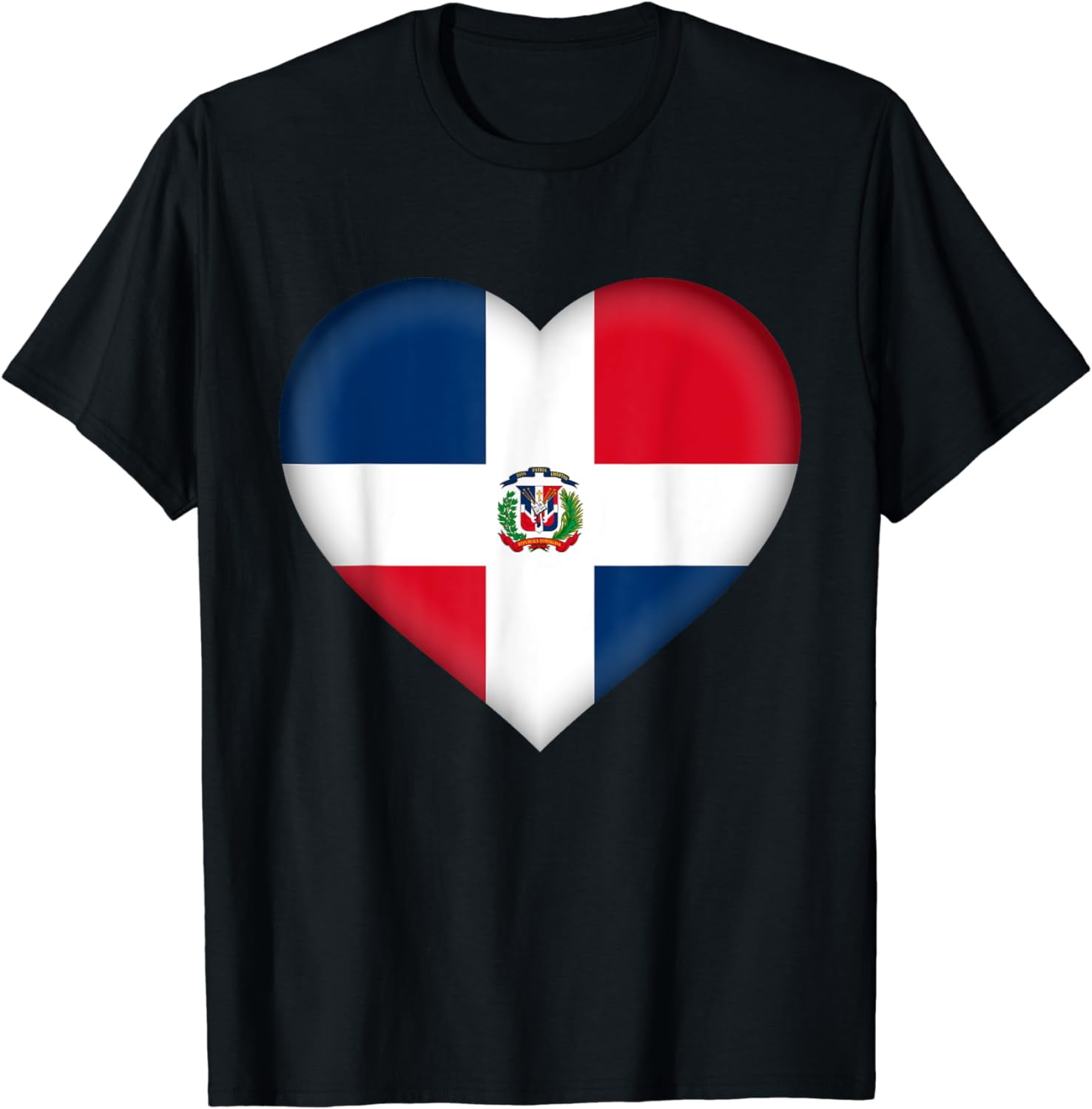 I Love Dominican Republic Shirt Dominican Flag Heart Outfit