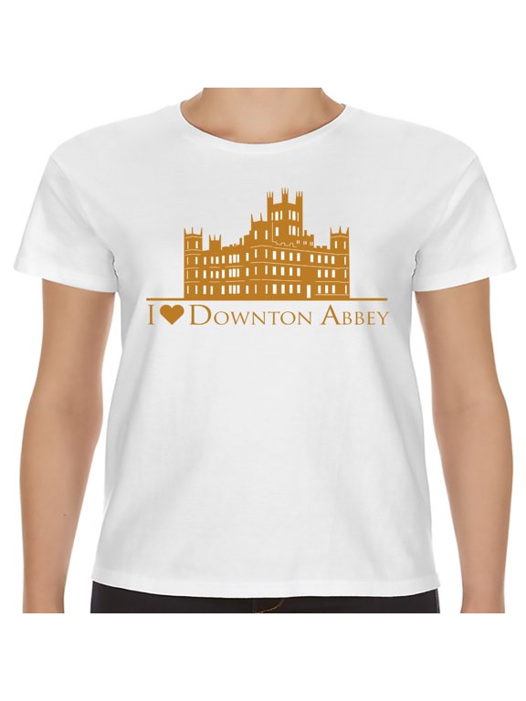 I Love Downton Abbey Unisex White T-shirt-Unisex 3XL