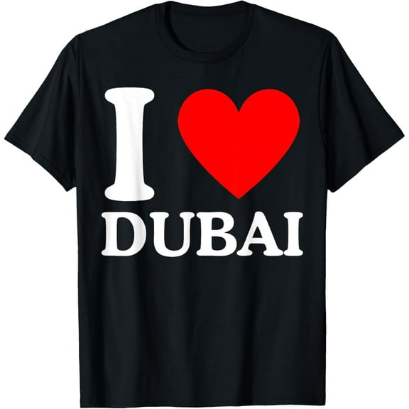 I Love Duba T-Shirt men and women can wear, black, white, gifts