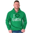 thumbnail image 1 of I Love Earth Reduce Reuse Recycle Hoodie Sweatshirt Women Men Brisco Brands M, 1 of 6