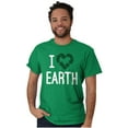 thumbnail image 1 of I Love Earth Reduce Reuse Recycle Men's Graphic T Shirt Tees Brisco Brands X, 1 of 6